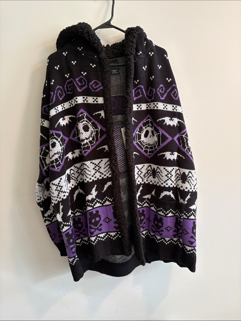Disney women’s the nightmare before Christmas hooded cardigan